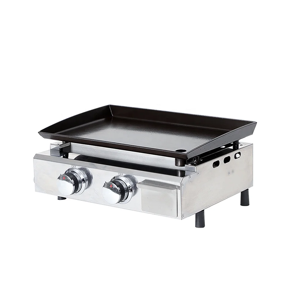 2024 Hot sales Commercial Restaurant Equipment Gas griddle, Kitchen Equipment Counter Top Commercial griddle gas grill For Sale