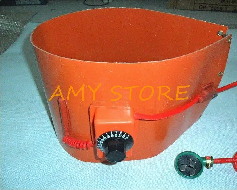 

110V 220V 800W 1000W 1500W 2000W Silicon Rubber Electric Belt Band Drum Heater Oil Heating Biodiesel Barrel 20L 100L 200L