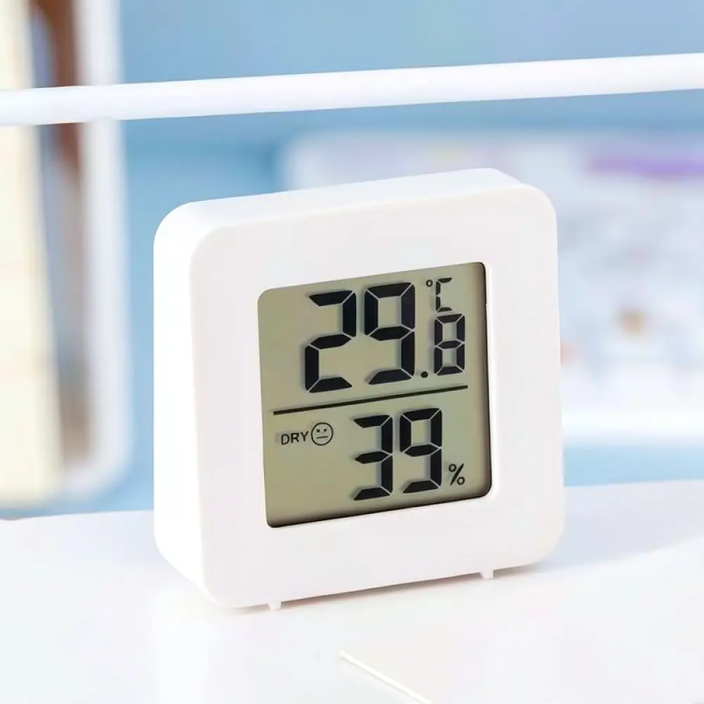 Electronic Mini Humidity Digital Room Temperature Sensor Gauge Indoor Environmental Monitoring Device