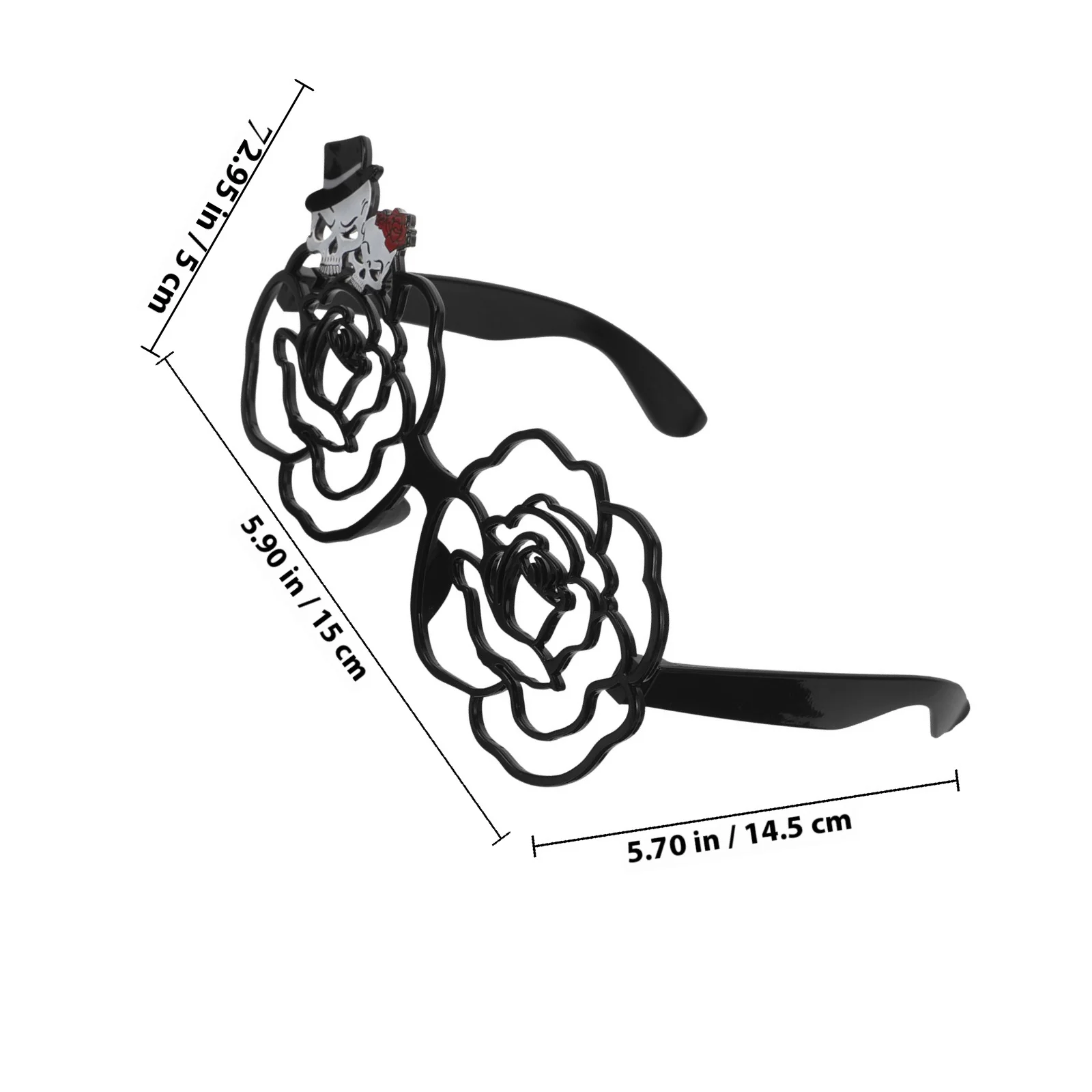 Funny Eyeglasses Skull Sunglasses Novelty Party Glasses For Adults Cool Photo Booth Props Halloween Costume Accessories