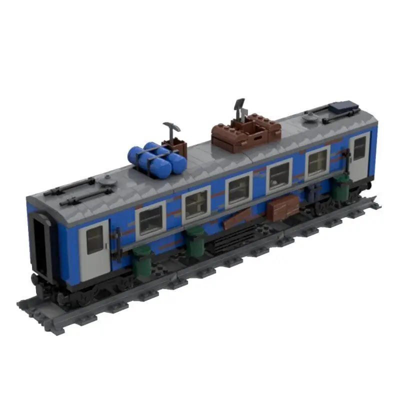 

Custom MOC-39892 Rail Train Carriage 720 Parts Toys Gift for Christmas