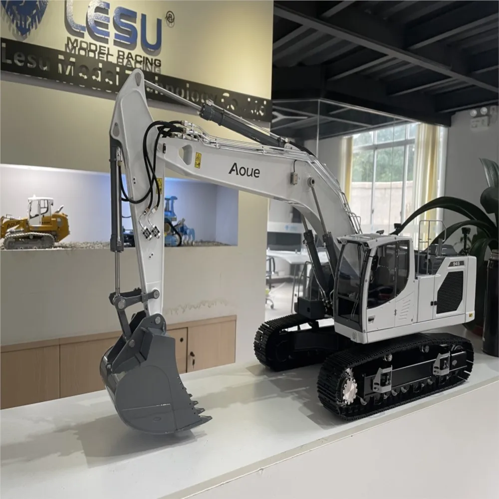 LESU RC Hydraulic Excavator 1/14  Radio Control Digger RTR LR945 Construction Vehicle FlySky PL18EV Lite Machine Car Toy for Boy