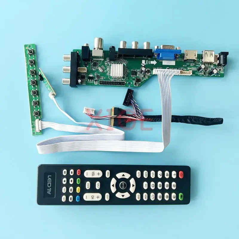 Controller Driver Card Fit BP101WX1-200/206 Digital Signal DVB LVDS 40 Pin 1280x800 10.1