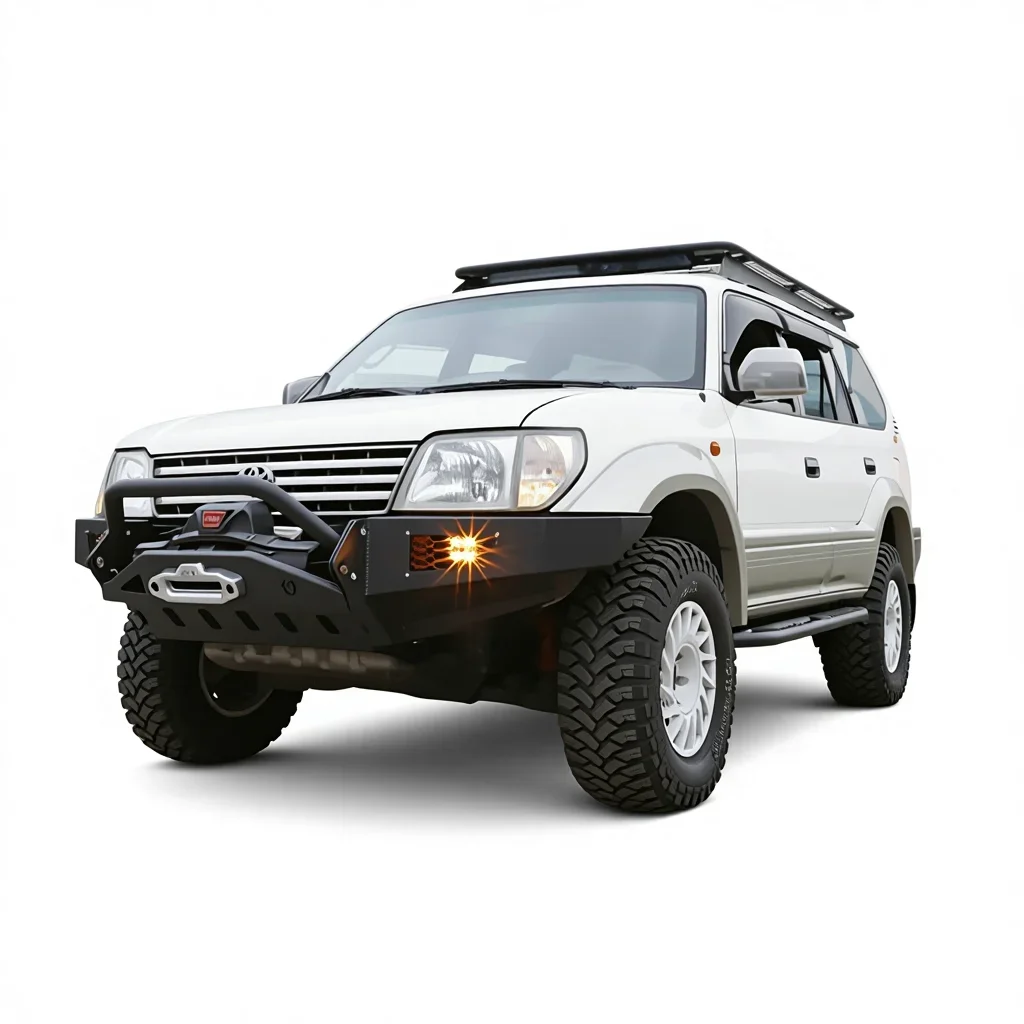 

FORThe CY LC95/90 Side Bumper 3400 Side Guard Bumper Off-road Footread Is Suitable For Prado