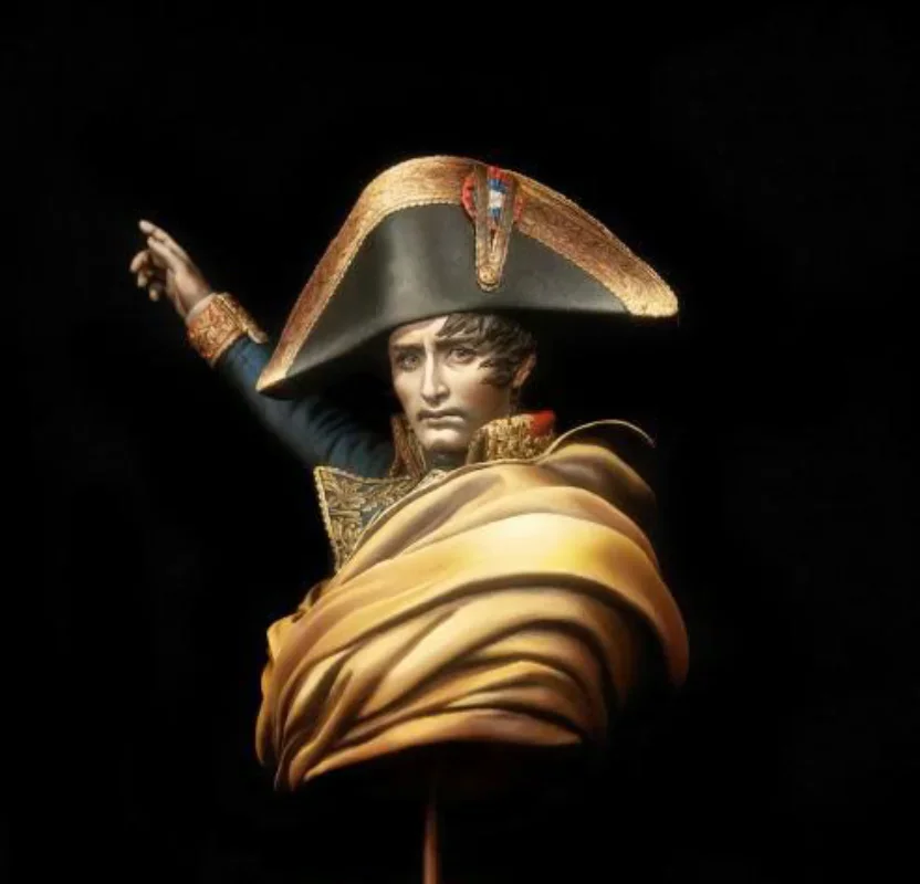 1/10 Die Cast Resin Figure Model Assembly Kit Resin Bust Napoleon Bust Unpainted Free Shipping