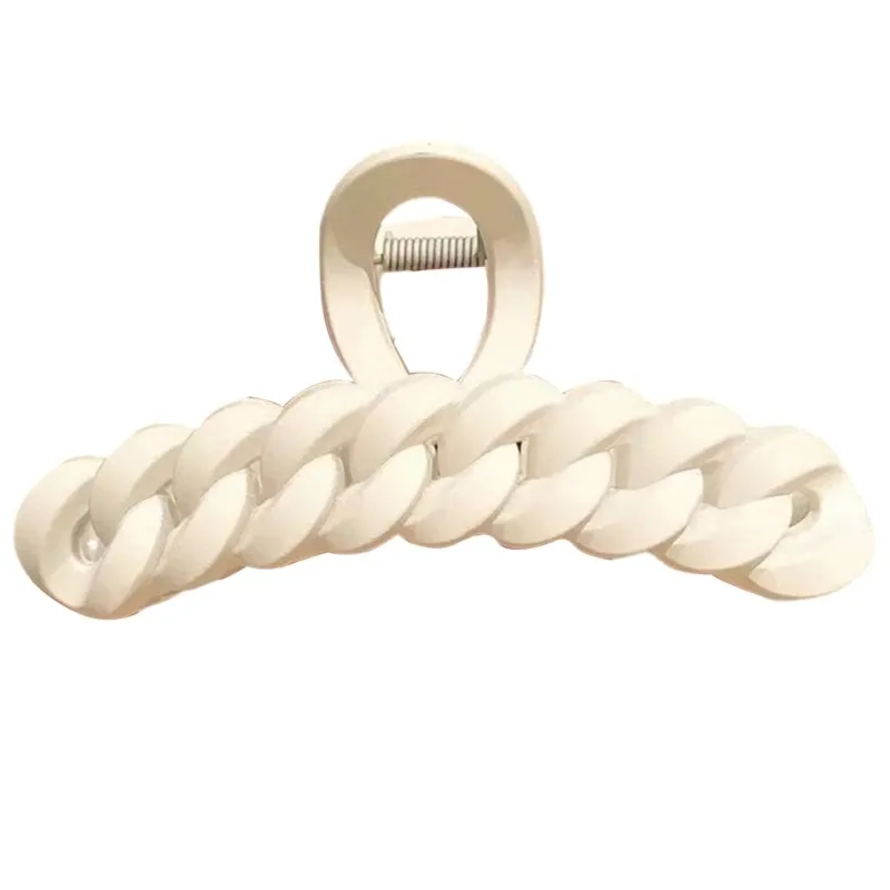 【TODAY-BUY】~@ High-End Milk Color Frosted Hair Clip, Hair Clip for Voluminous Hair, for Shark Clip for Updo Hair Accessory