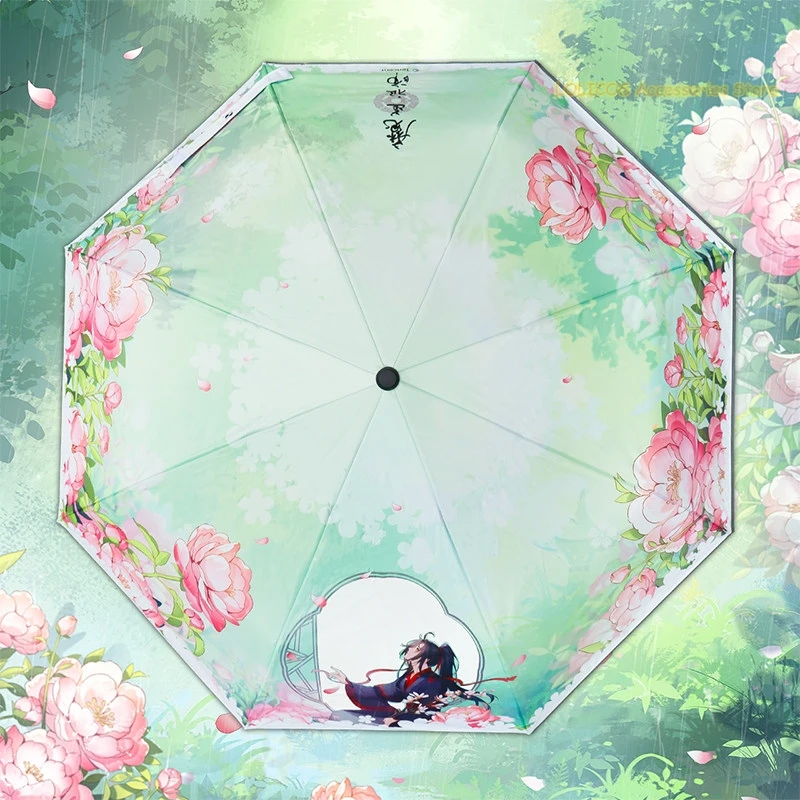 

Grandmaster Of Demonic Cultivation MDZS Wei Wuxian Wangji Series Umbrella Sun Protection Folding Umbrella Cartoon Birthday Gift