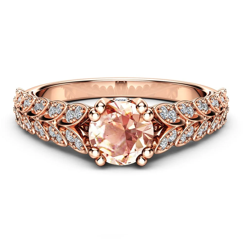 S925 Sterling Silver Ring Micro Set All Diamond Classic Rice Grain Style Women Engagement Ring