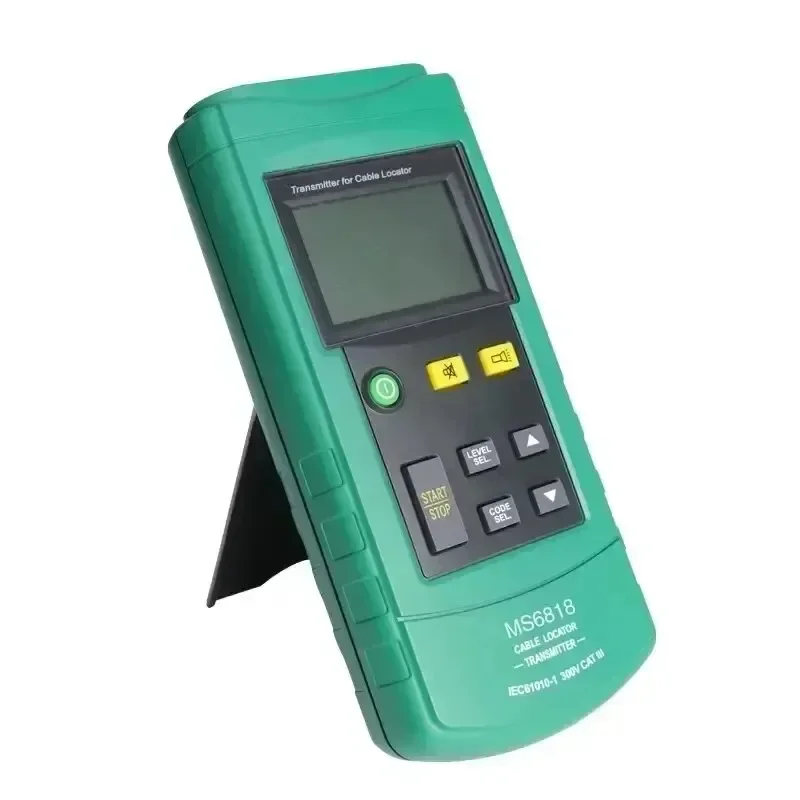 MS6818 Cable Tester Metal Pipe Finder Underground Professional Cable Locator Short Circuit Interruption Detection 12-400V AC/DC