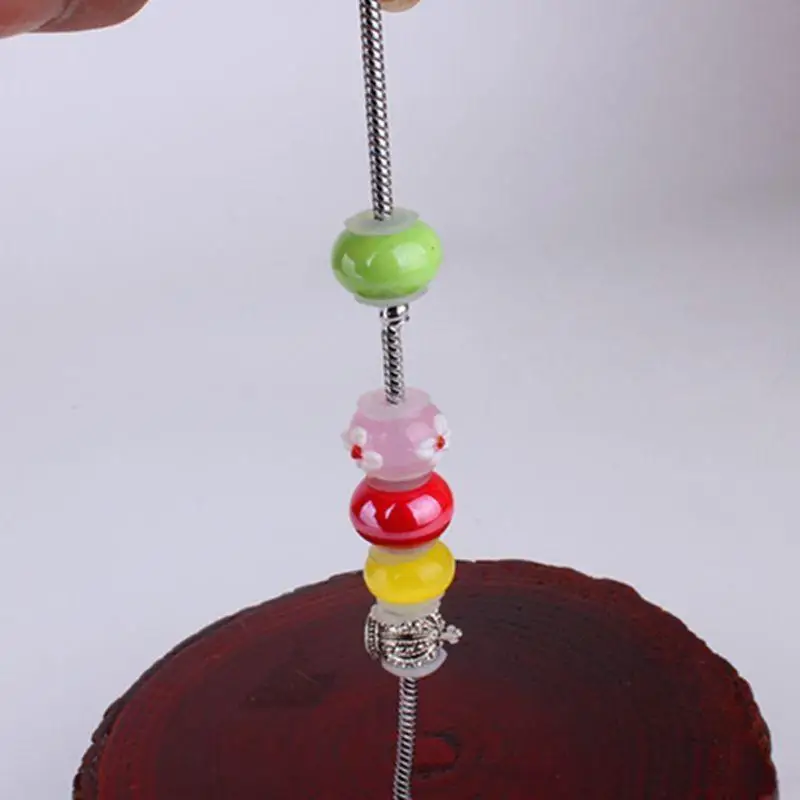 A52E 10 Stück Ringperlen-Abstandshalter aus Silikon, Gummistopfen für DIY-Handwerk, Schmuck – Detail 10