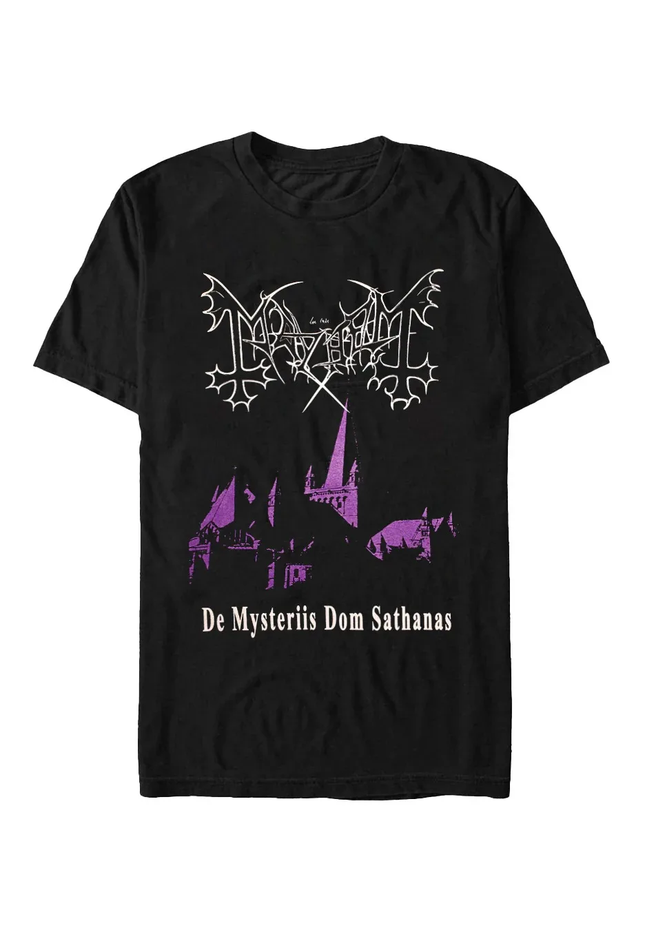 

Mayhem De Mysteriis Dom Sathanas Pattern Print Summer Luxury Brand Cotton Men's and Women's T-shirt Short Sleeve
