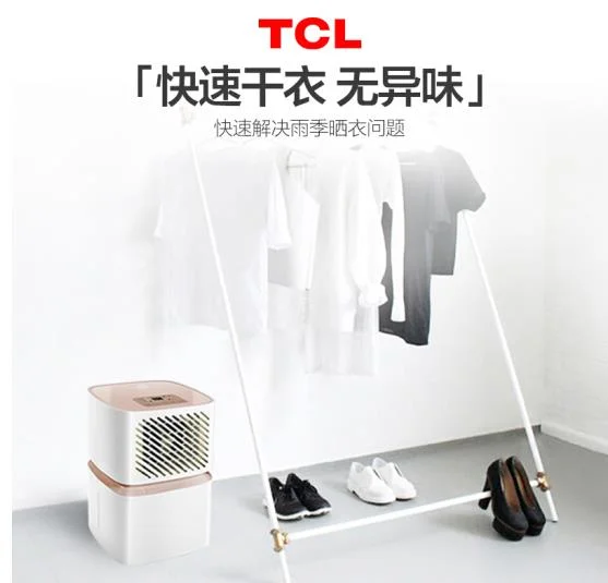 chinaTCL Home Silent Dry clothes Clean Air machine Dehumidifier DEV10E 110-220-240V bedroom office