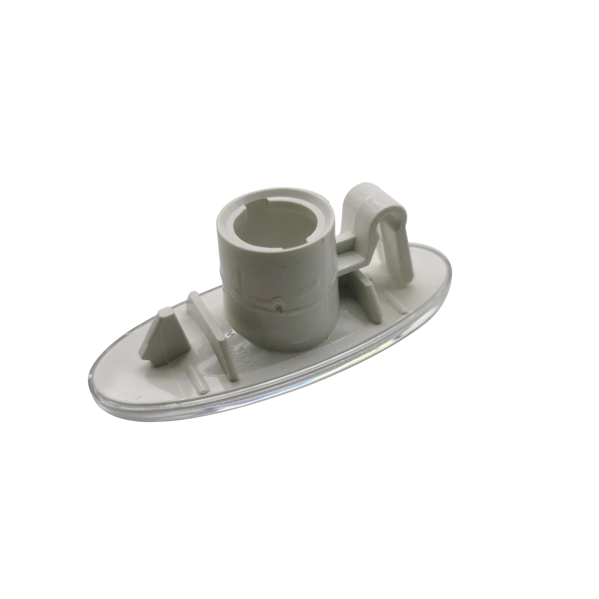 1 زوج سيارة الجبهة الجناح الجانب بدوره مؤشرات ضوئية عدسة البلاستيك الأبيض لنيسان ميكرا 2010-2017 OEM261608990A اكسسوارات السيارات #5