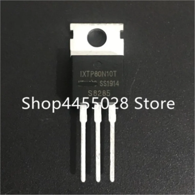 10Pcs IXTP80N10T IXTP80N10 80N10 TO-220 80A 100V