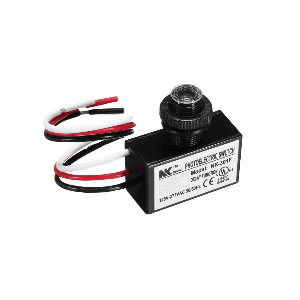 

NK-301F AC80V-285V Light Control Switch 120W Outdoor Security Photo Electric Resistor Light Sensor Control Switches