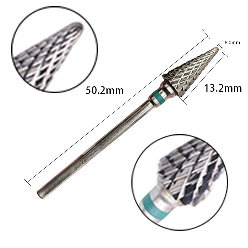 M0614 Wolfraamcarbide Nagelboor Accessoire Voor Elektrische Manicure Machine Pro Nail Art Salon Tool Verwijderen Gel