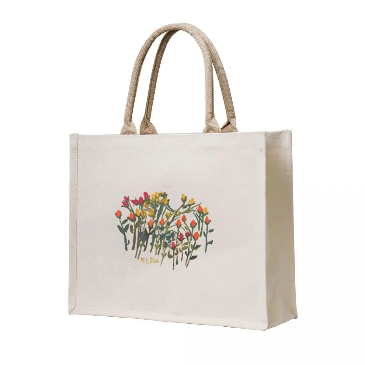 

Wild Tulips Tote Bag shopper bag women bags woman 2025 female bag tote men