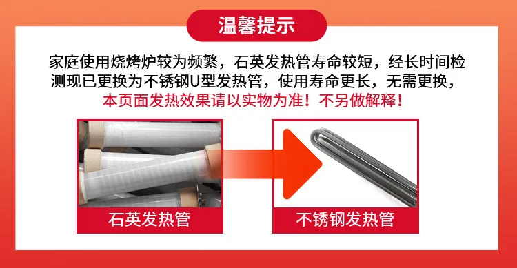 AOLIVIYA Visual Electric Skewer Machine Automatic Rotating Smokeless BBQ Grill Household Meat Cooker Specialty Tools view 6