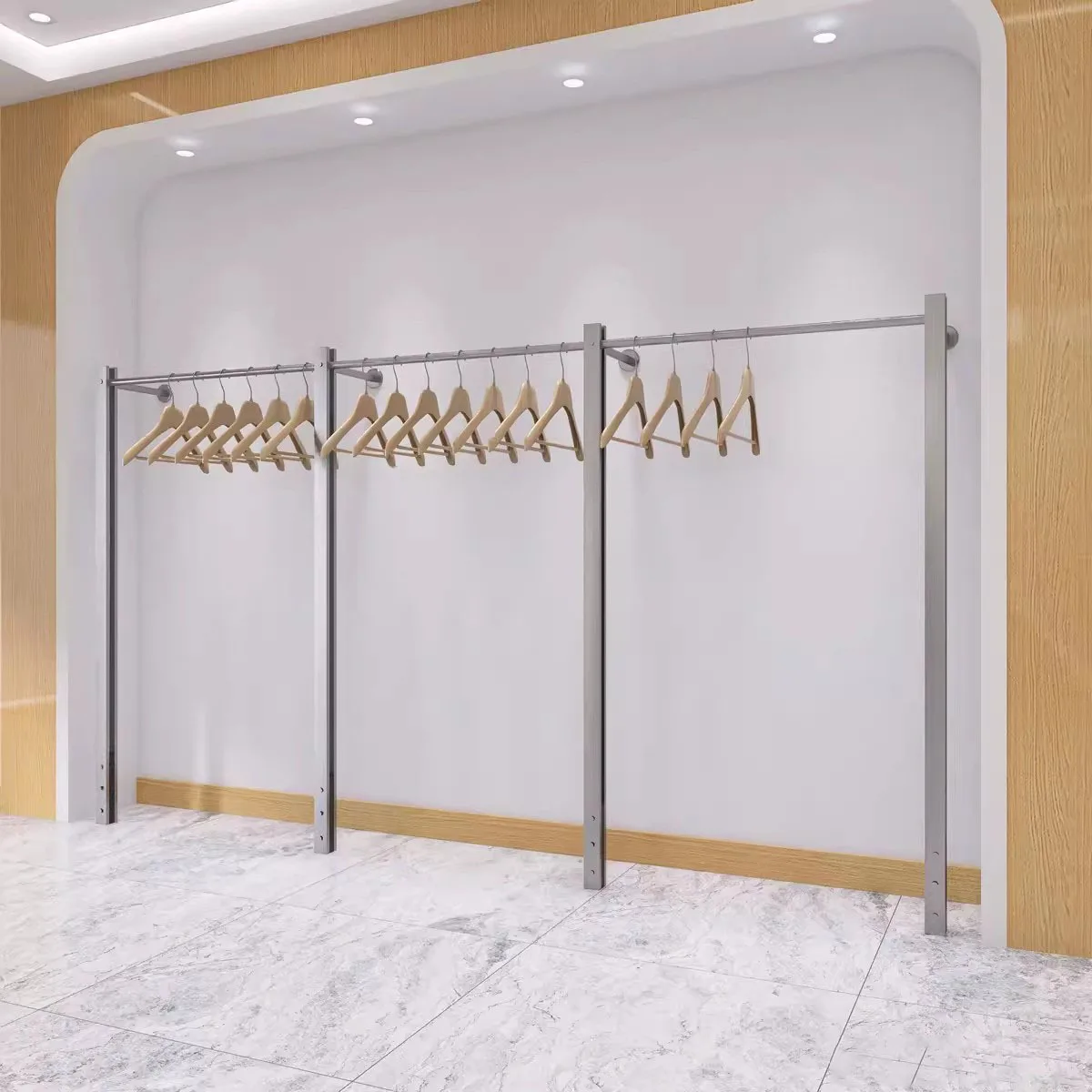 New, high end, wall hanging, wall hanging, display rack, clothing store, display