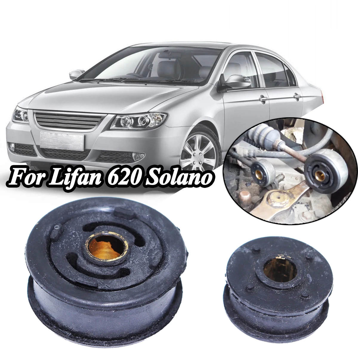 Gear Shift Lever Linkage Shifter Bushings Repair Kit For Lifan 620 Solano 2008 2009 2010 2014 Mitsubishi Rubber Replacement Part