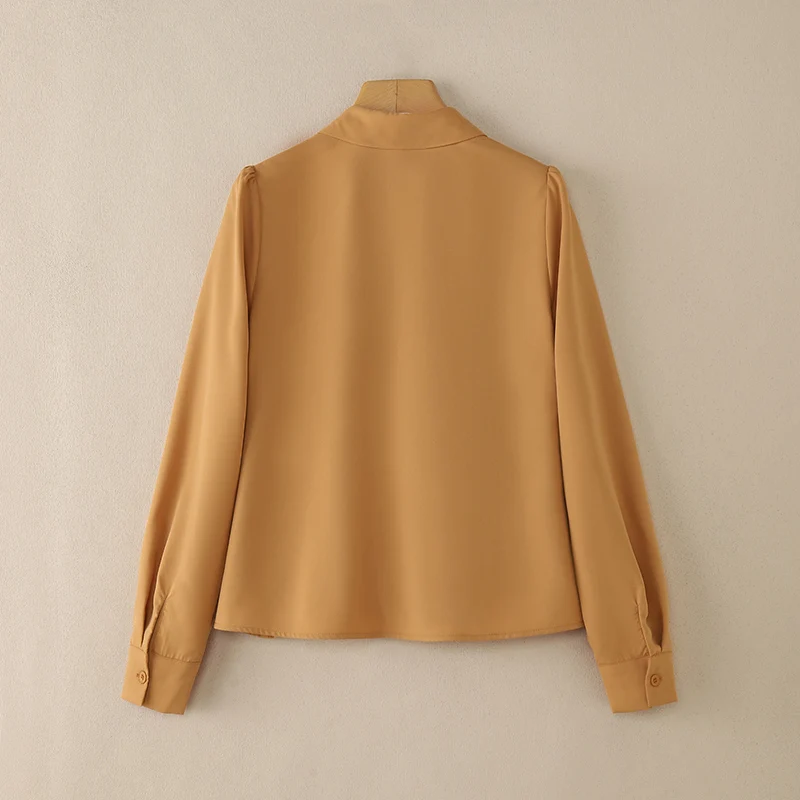 ZANZEA Fashion Women Lapel Neck Long Sleeve Shirt 2026 Spring Autumn Blouse Casual Solid Button Blusas Stylish Flounce Work Tops