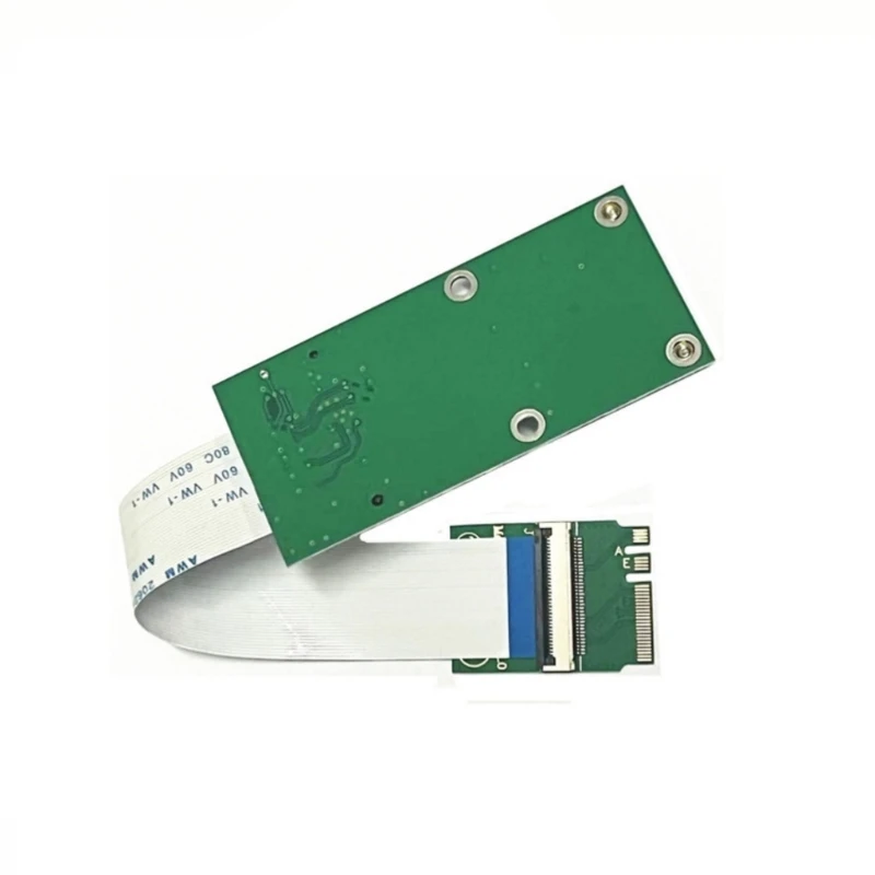 Mini PCIE ke Mini PCIE Adaptor Kabel A + Kunci Solid States Disk Extender Kabel Jaringan WIFI Kartu D2RC