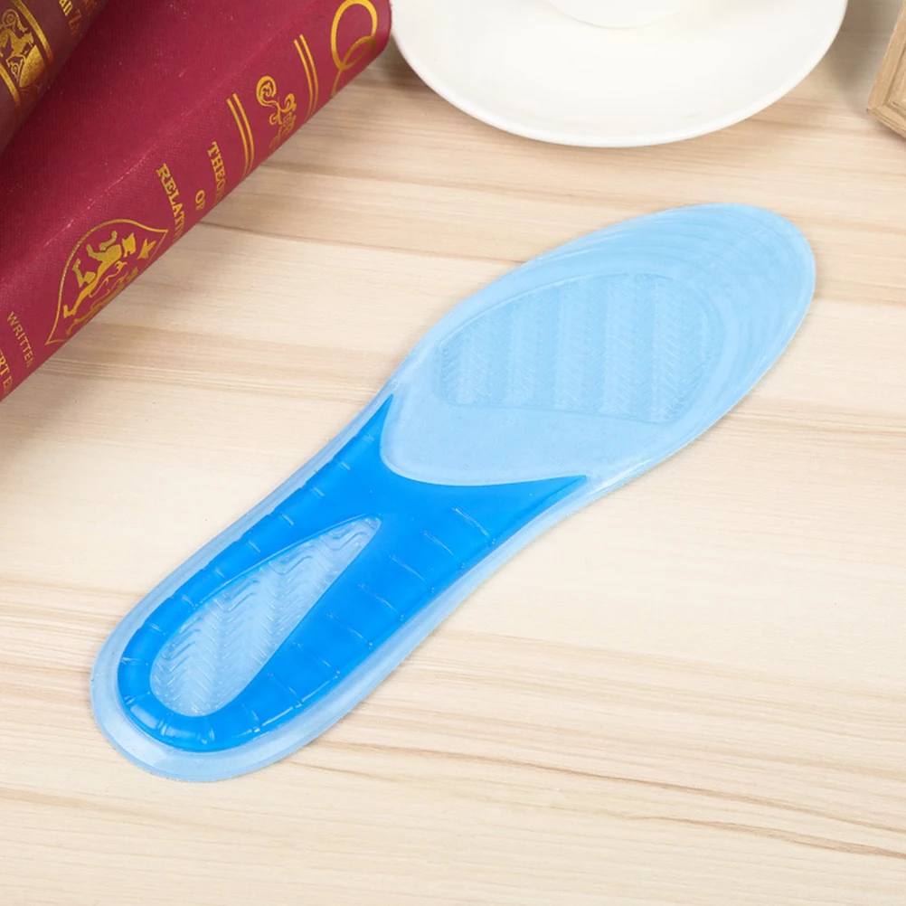 

Sports Insole Anti-slip Feet Cushion Pads Insoles Simple Thicken Shoes Velvet Gel Men and Women