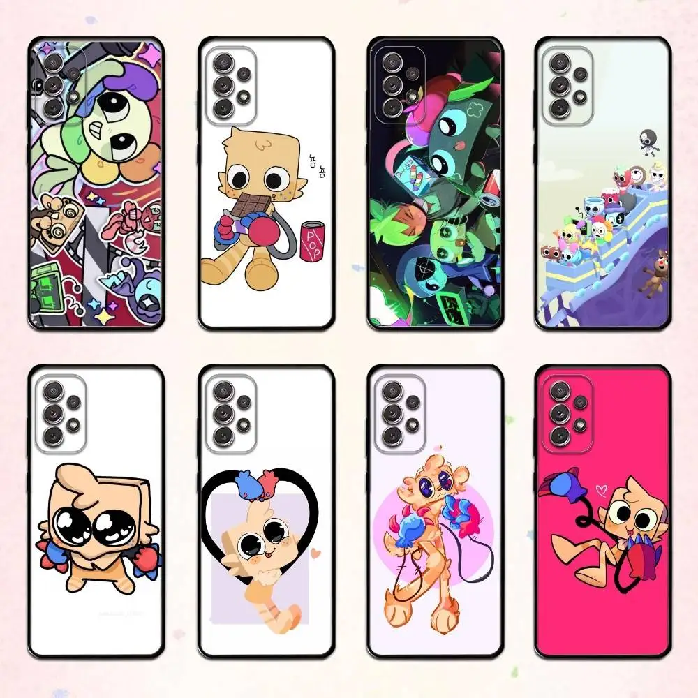 

C-Cartoon Goob D-Dandys W-World Phone Case For Samsung S 25,24,23,22,30,21,10,9,Ultra,Plus,Lite,FE,4,5 G Soft Black Case