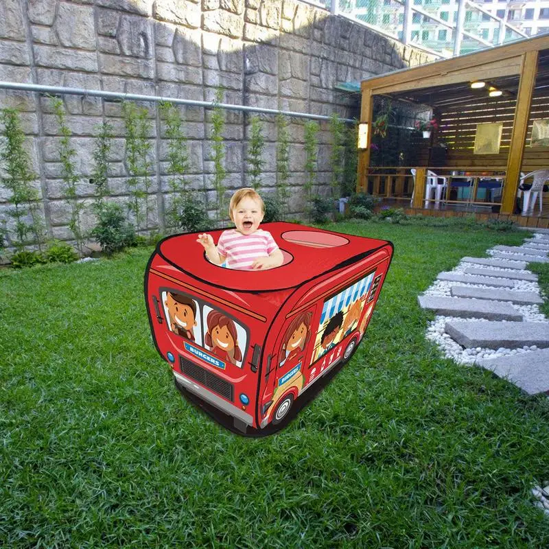 Kids Play Tent Boys Girls Interactive Educational Toys Foldable Playhouse Toy Pretend Play Camping Playground