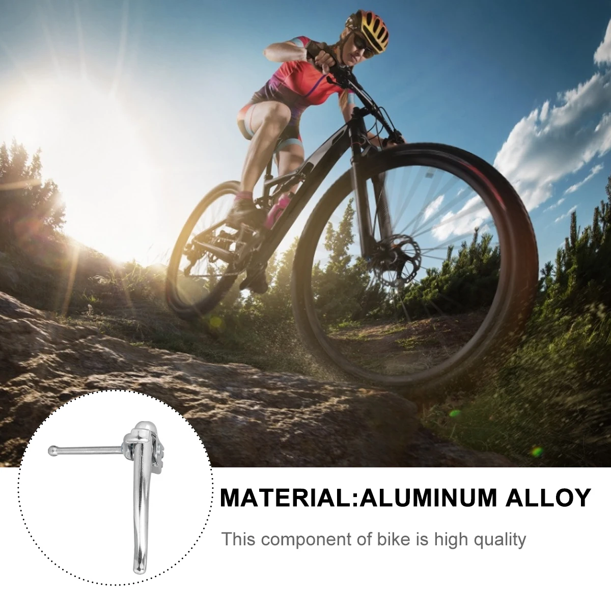 

Double Brake Handle for Road Bike Aluminum Alloy Lever Durable Corrosion Resistant Smooth Surface Suitable Daily Racing Cycling