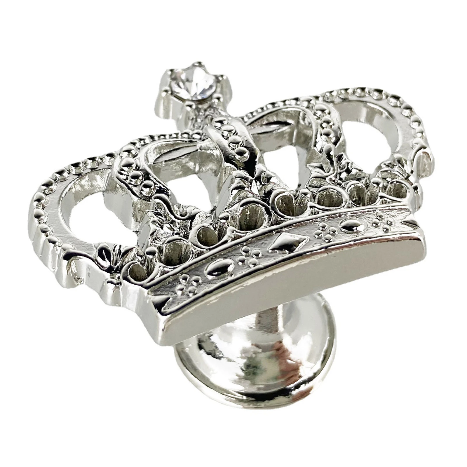 Metal Handle Handle Pull Cabinet Pulls Crown Crown Handle Drawer Metal Handle Single Hole With Screws Zinc Alloy