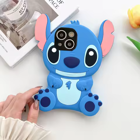 Cute Cartoon Stitch Case For Samsung Galaxy S22 S23 S24 Ultra S21 Plus S20 S23 FE S21 FE S10 A53 A33 Note 20 10 Lite Tpu Cover