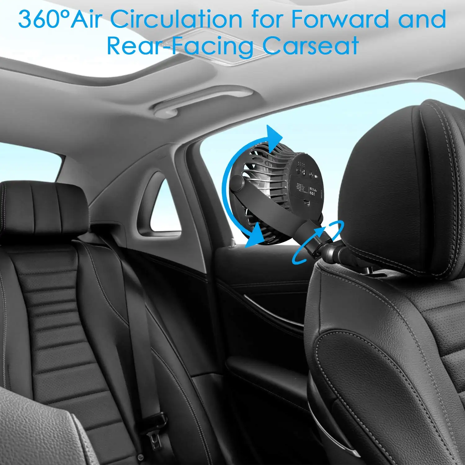 Ventilador portátil de 5200mAh para carrito, batería recargable, accesorios de coche para cochecito de verano, Usb, ventilador eléctrico de mano para el hogar,ventilador bebe