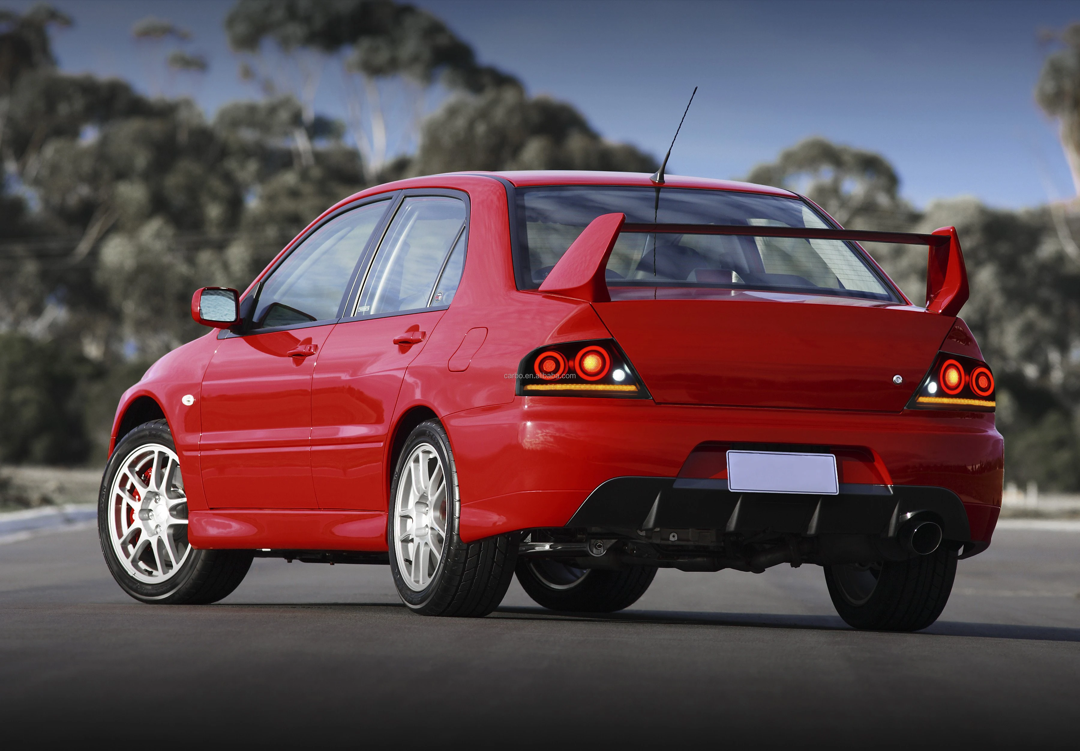 Für Lancer Evolution EX EVO Rücklicht Hinten Lampe JDM 2001-2007 7 8 9 Gen Auto Teile Zubehör