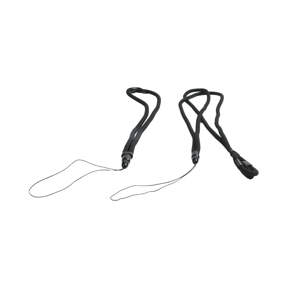 For SHARK for chillpill 3 in 1 Fan Strap Set: Adjustable Crossbody + Wrist Style - Black Polyester 36cm / 72cm 2 Pieces