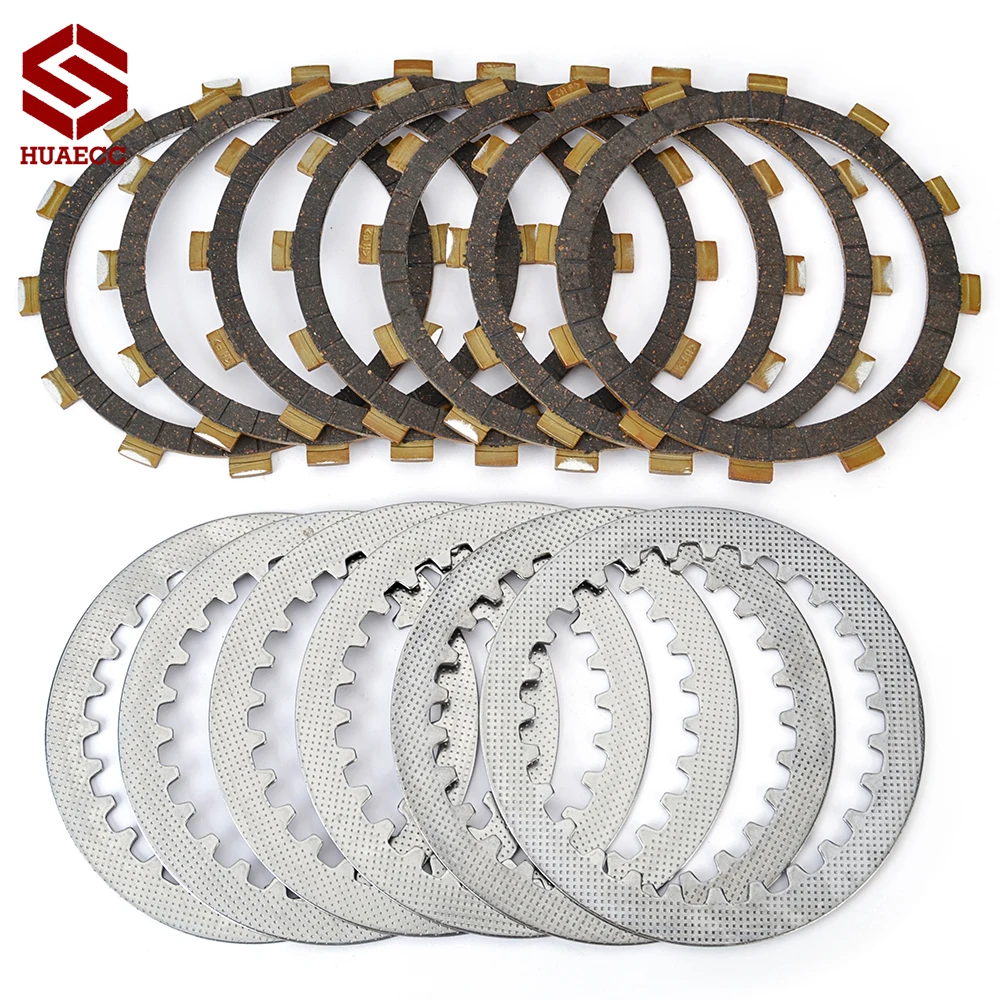 

Motorcycle Clutch Friction Disc Plate Kit for Yamaha 5Y1-16331-01 31A-16321-00 4H7-16321-02 4H7-16325-00 168-16325-00