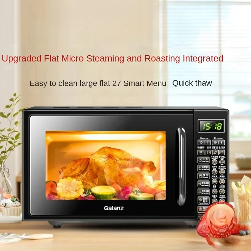 Compact Flatbed Convection Oven with Steam and Grill Functions, Versatile Cooking Device, HighSpeed Convection Oven,