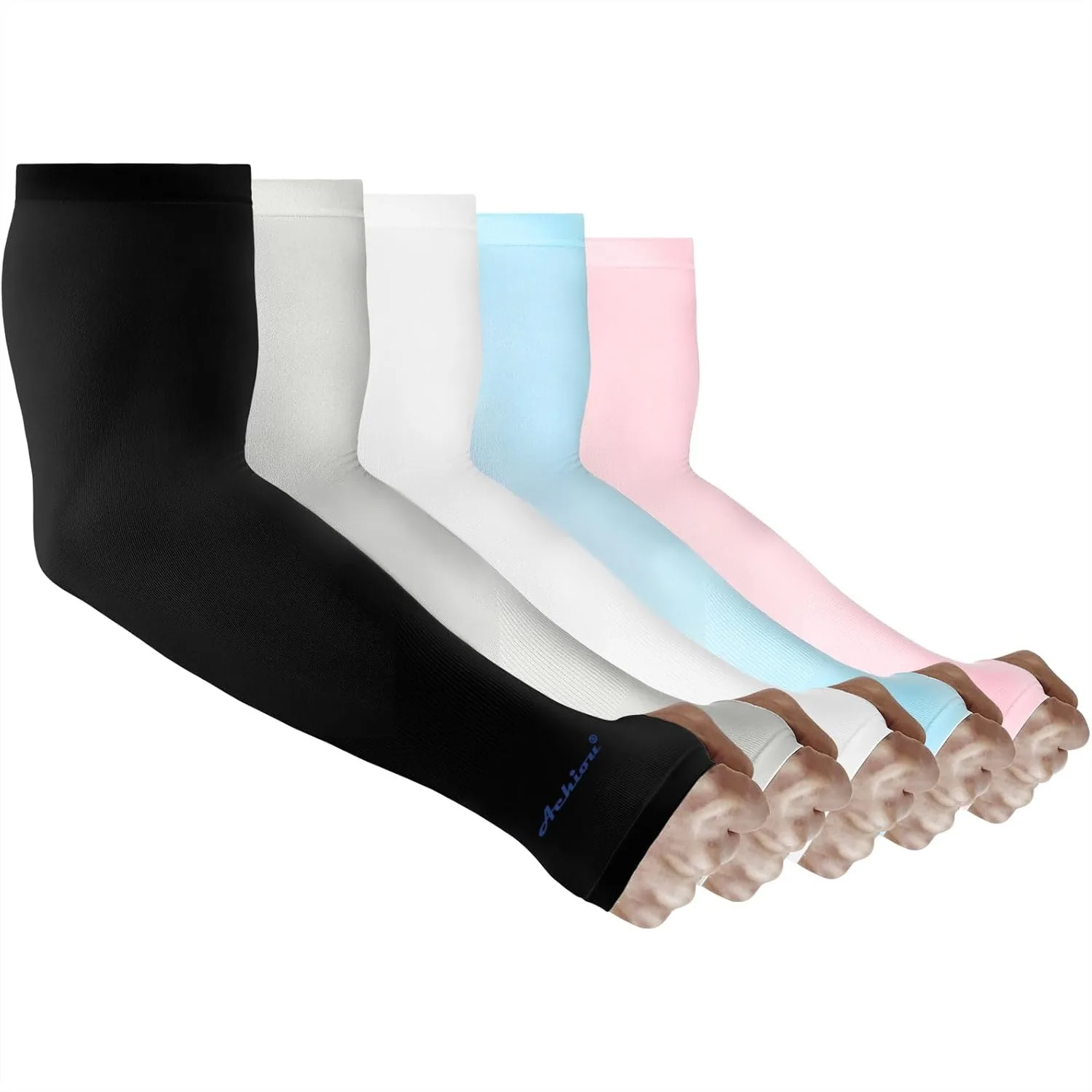 

Arm Sun Sleeves Compression UV Protection Cooling for Men Women Summer Basketball Football