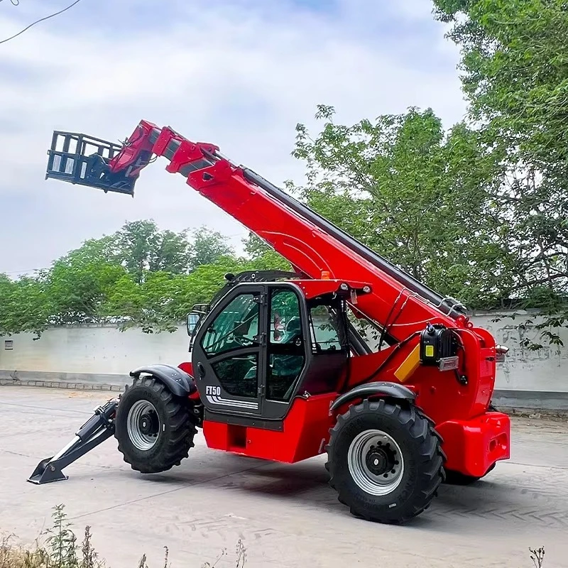 جرافة بمقبض تلسكوبي صغير الحجم مدمجة، قدرة رفع قوية، بما في ذلك حجم صغير للتطبيقات متعددة الاستخدامات