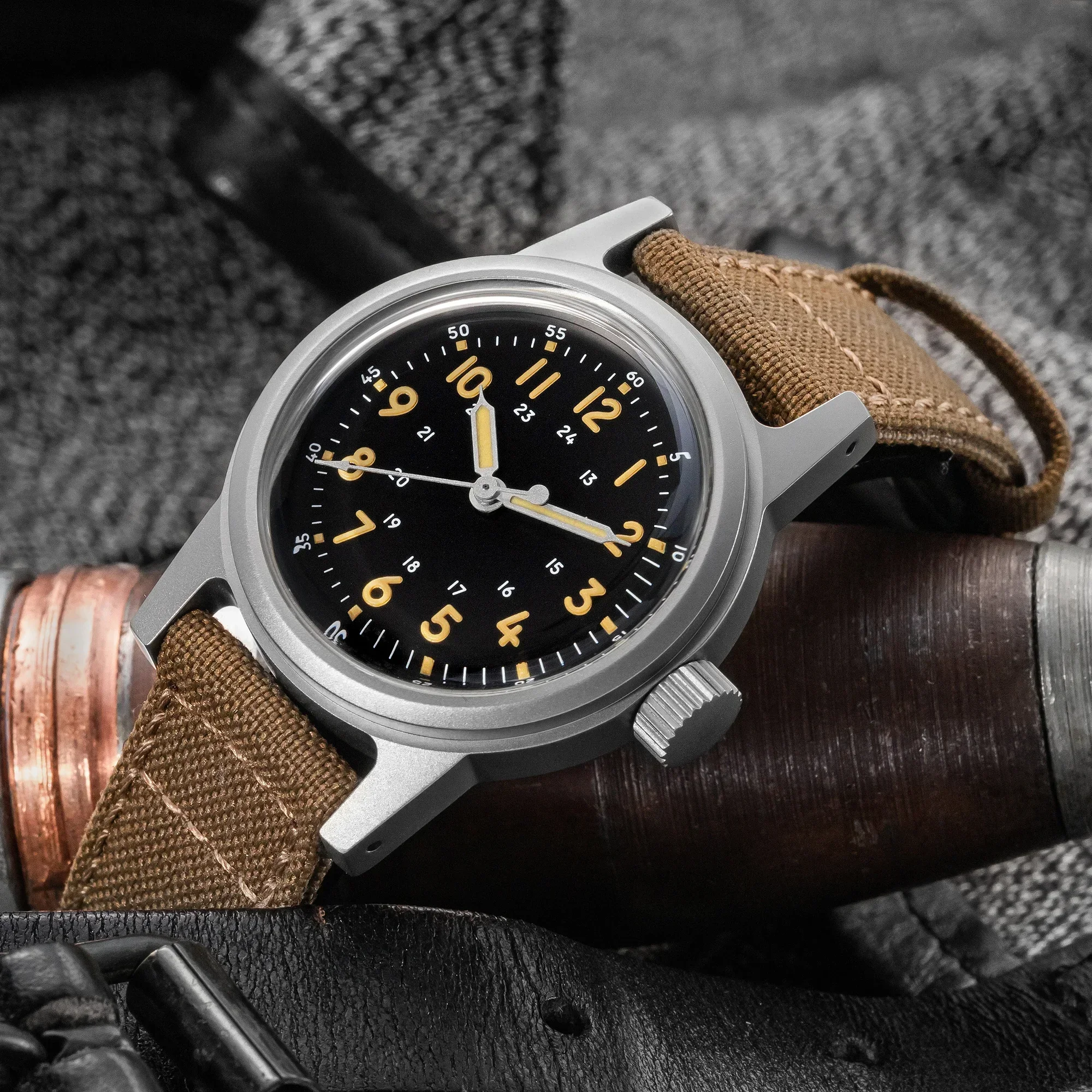 THORN Watch For Men G11 World War II Retro Military Watch 36mm Watch by the NH35A Movement Retro Movement Trend Neutral Men