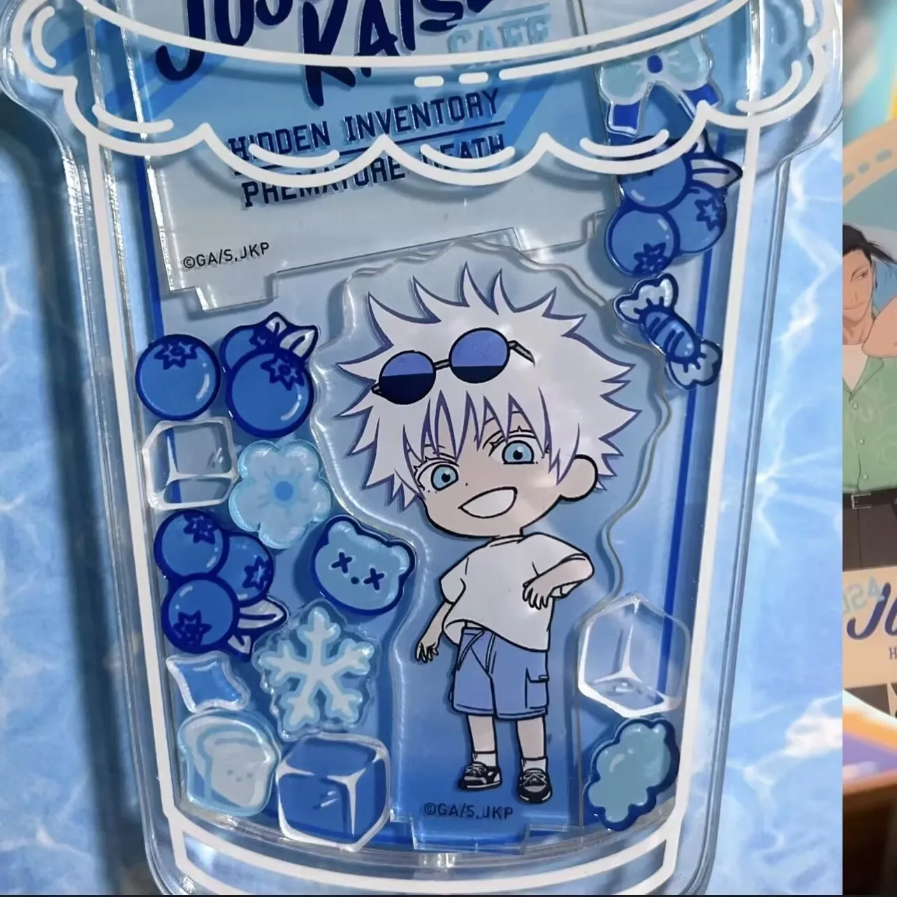 

Новые акриловые летние милые чашки для смузи с Q-версиями и аниме-товарами «Jujutsu Kaisen» и «Satoru Gojo»