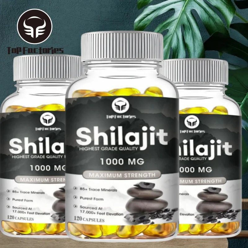 

Top Factories Shilajit Capsules 100% Pure Original 1000mg Maximum Strength Improve Immune System Men Energy Long Time Sex