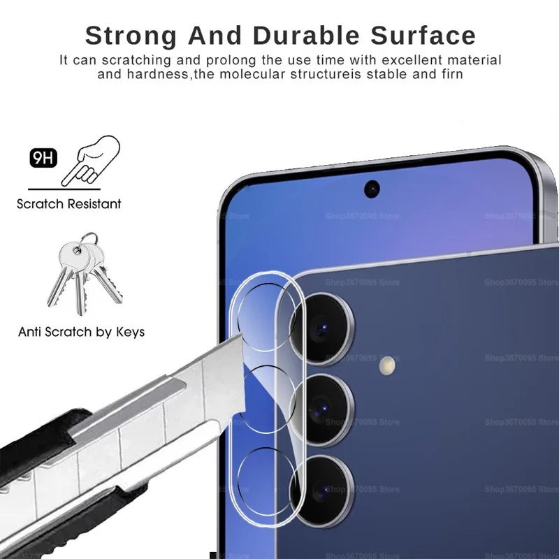 لسامسونج S25 FE 1 ~ 3 قطعة ثلاثية الأبعاد حامي العدسة ل غالاكسي S25 FE S25fe s 25 fe كاميرا الزجاج المقسى عدسة بروتيت فيلم SamsungS25FE