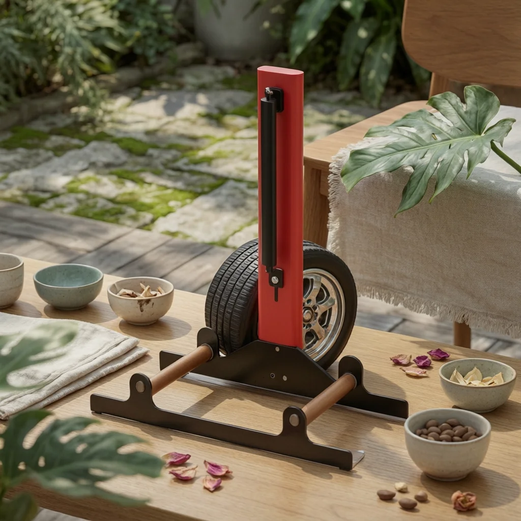 wheel-cleaning-rack-metal-base-tire-cleaning-rack-rotating-tire-stand-9-39-inch-tires-wheel-detailing-stand-even-rotation