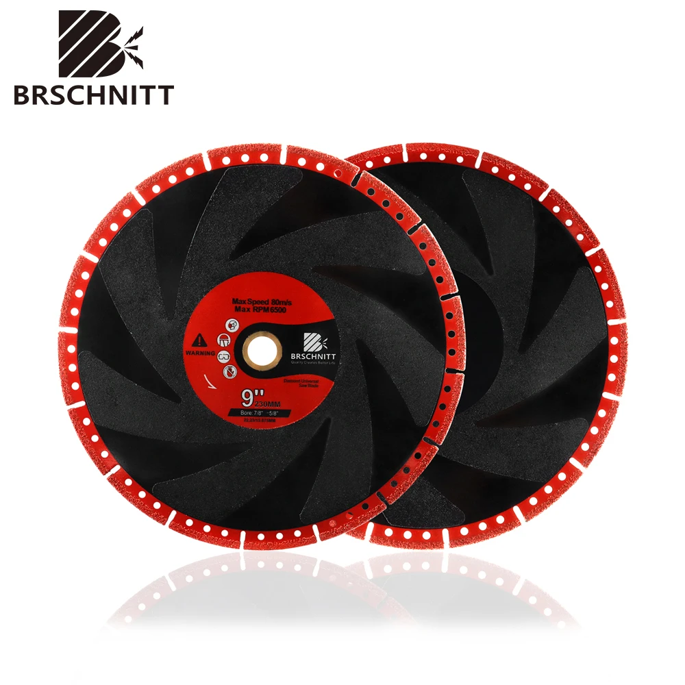 

BRSCHNITT 1pc Sand-plated U Groove Cutting Disc Grinding Saw Blade For Cutting Angle Iron Marble Granite Aluminum Universal Saw