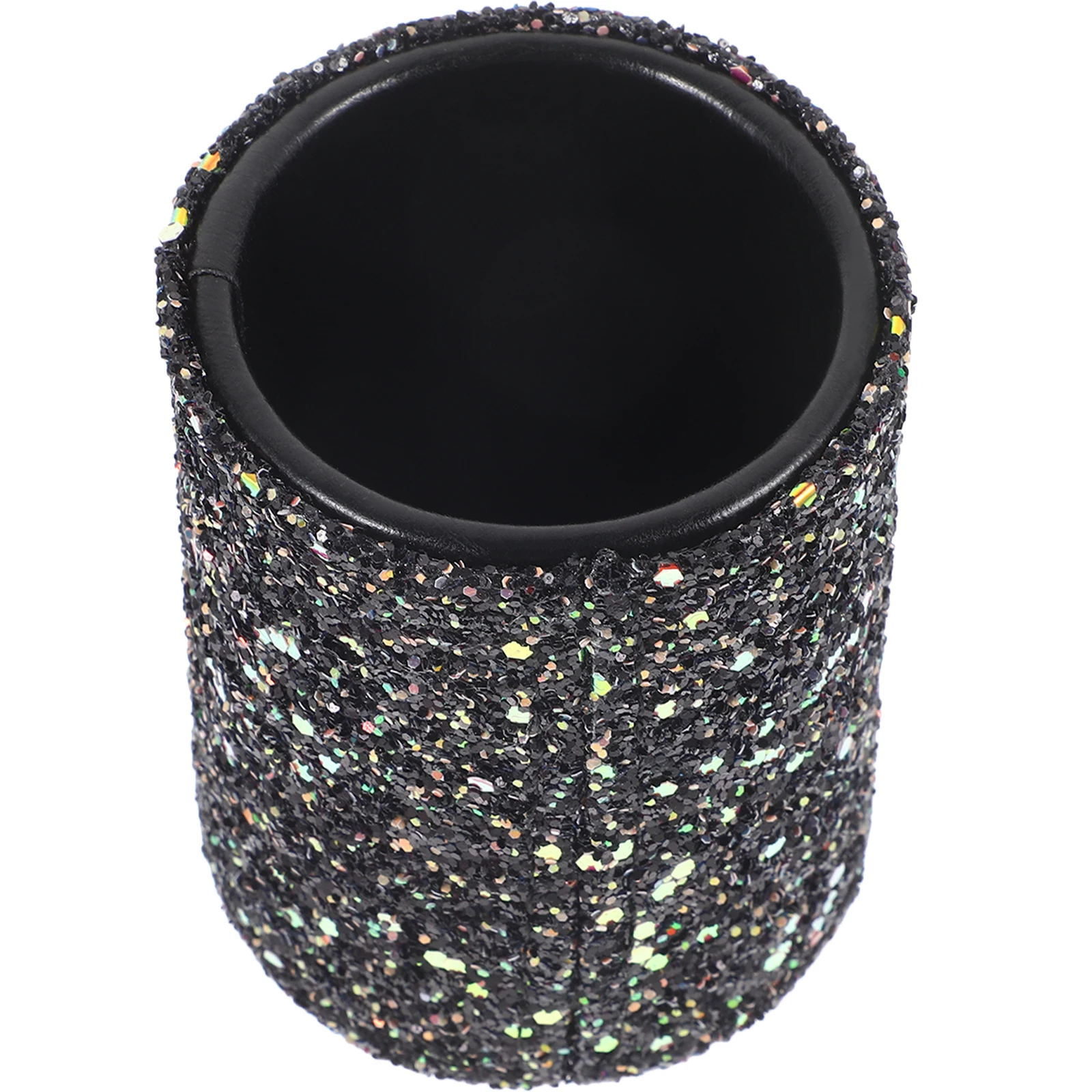 Glitter portátil maquiagem escova titular de armazenamento pequeno compacto maquiagem ferramenta organizador caso para penteadeira vaidade uso