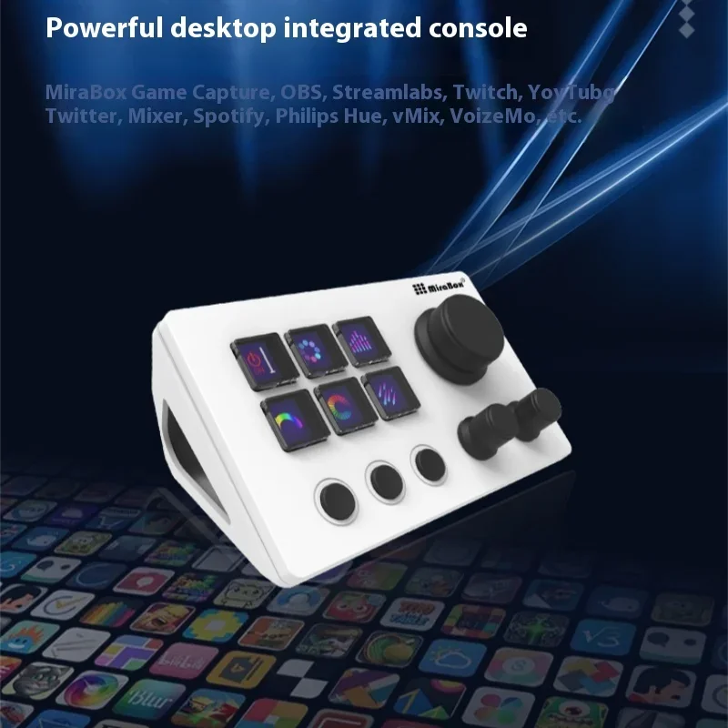 Imagem -06 - Teclado Personalizado Pequeno com Botão de Tela Conexão Usb Visual Streamdeck Live Broadcast Console Mirabox-n3