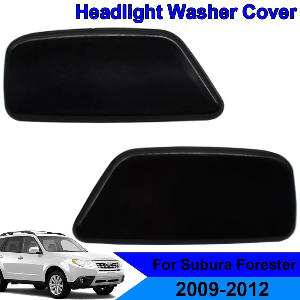 2X L+R Side Car Front Bumper Headlight Headlamp Water Washer Spray Nozzle Cap Cover For Subura Forester 2009 2010 2011 2012