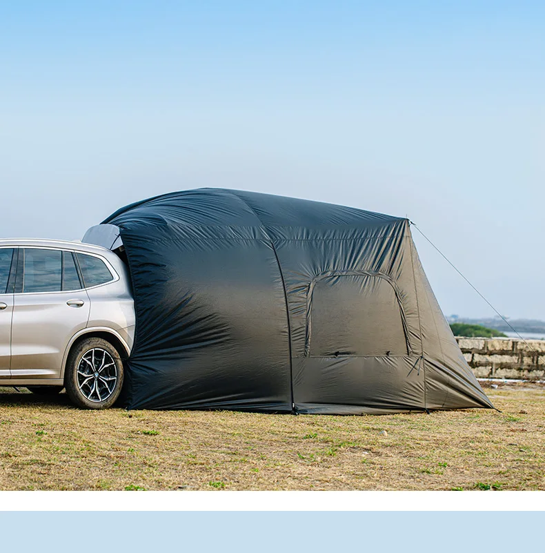 Universelles SUV-Campingzelt mit Geräumigem Vordach Wasserdichtes Autozelt Einfacher Aufbau für Backpacking Reisen Outdoor Auto-Heckzelt – Detail 5