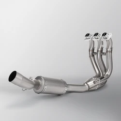 For Triumph Trident Daytona Tiger 660 2021-2023 Motorcycle Exhaust Front Header Link Pipe Stainless 51MM Escape Manifold